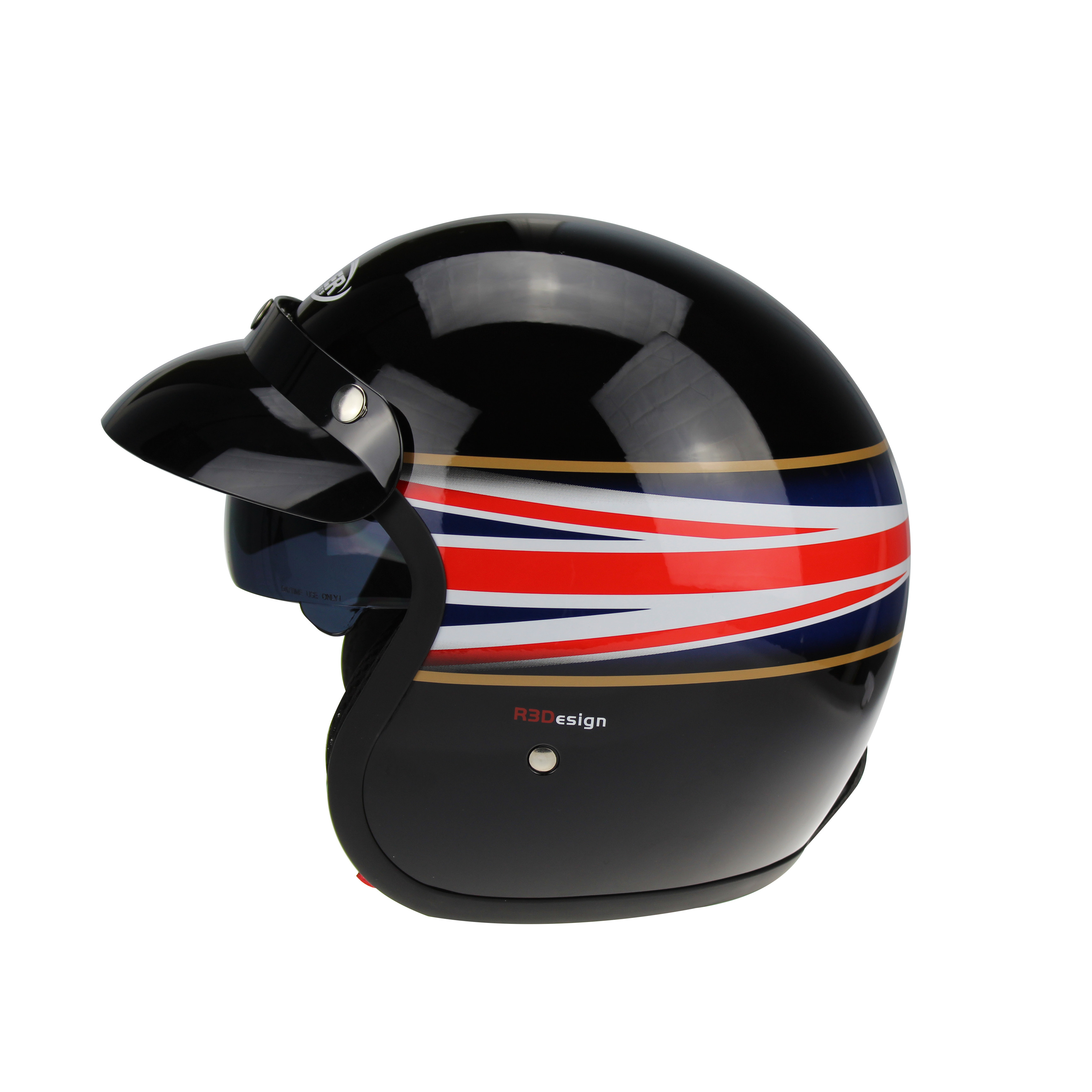 Viper RSV06 Union Jack Retro Open Face Helmet Motorcycle Motorbike